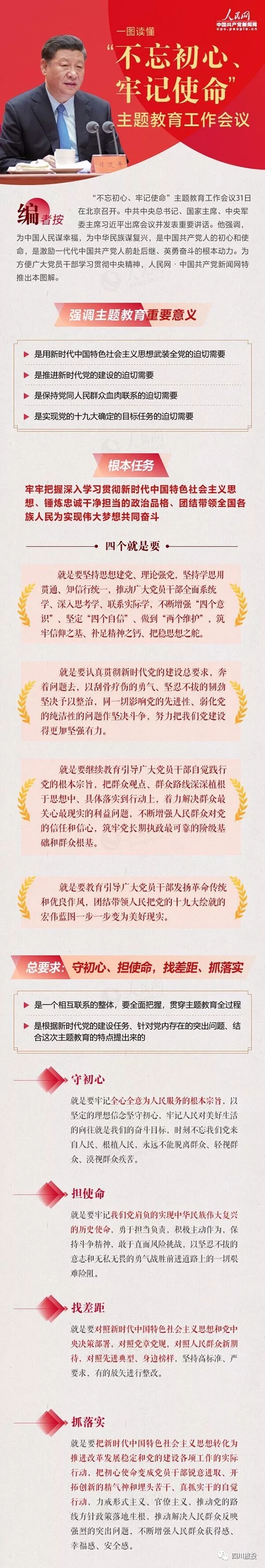 不忘初心、牢记使命| 一图读懂“不忘初心、牢记使命”主题教育工作会议