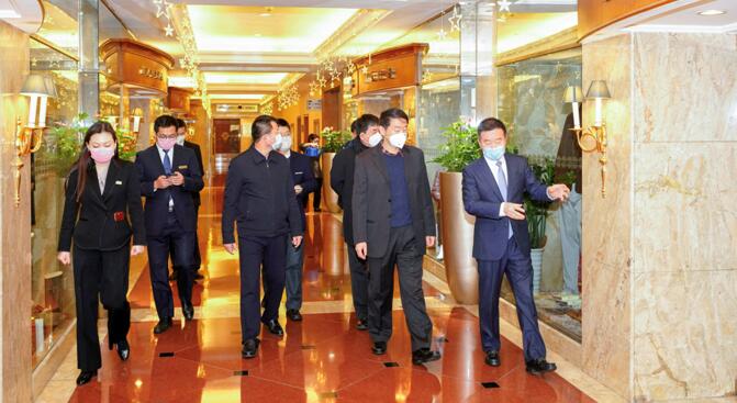 集团党委书记、董事长任丁一行 赴锦江宾馆督导检查疫情防控工作