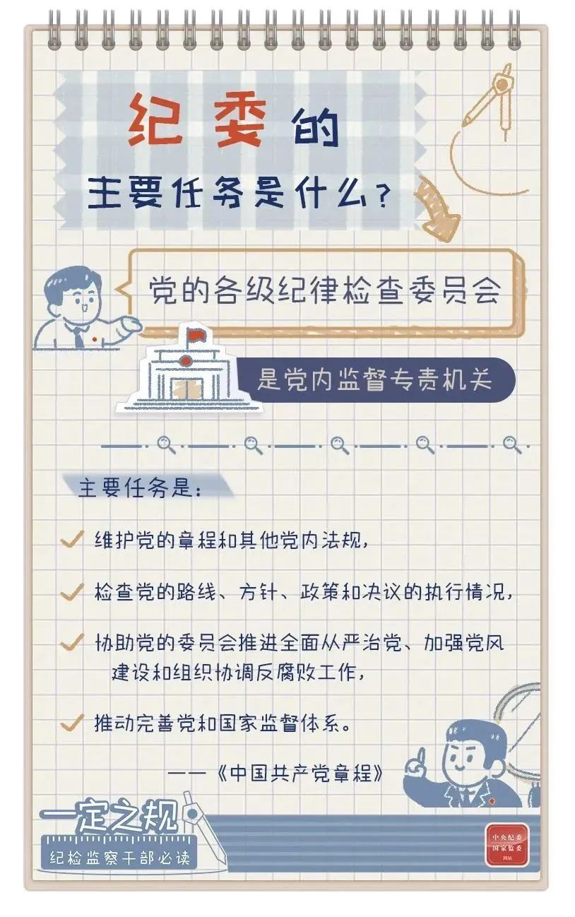 一定之规：纪委的主要任务是什么？